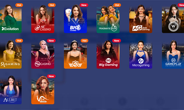 BK8 là đối tác của 14 sảnh casino lớn nhất